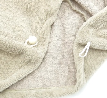 Serviette à cheveux en bambou – Image 2